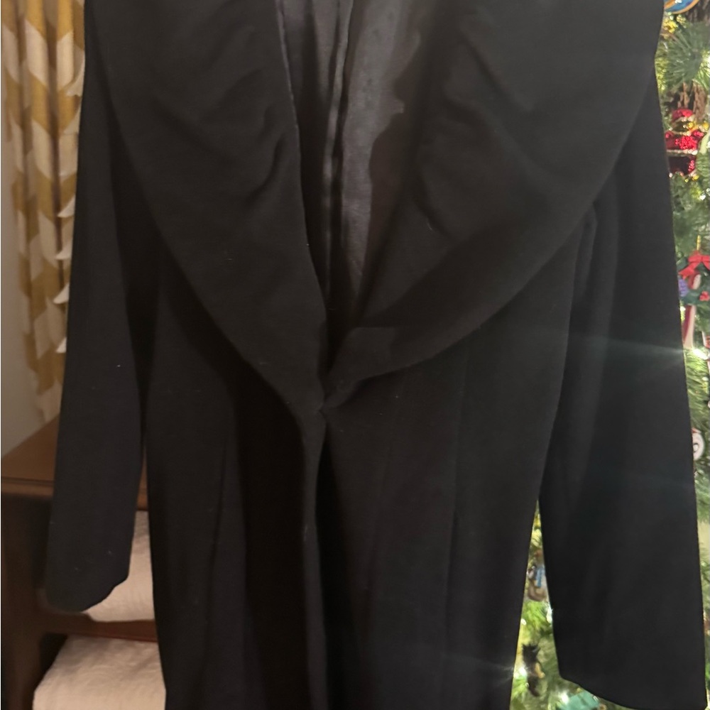 White House Black Market Black Cape Coat